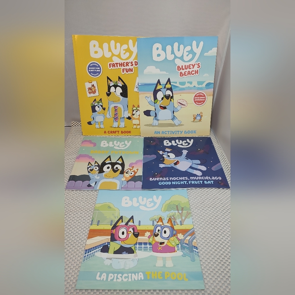 Bluey Book Bundle 5 Books New Cartoon Dog